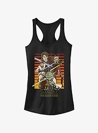 Star Wars The Clone Sun Setting Girls Tank