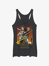 Star Wars The Clone Sun Setting Girls Tank