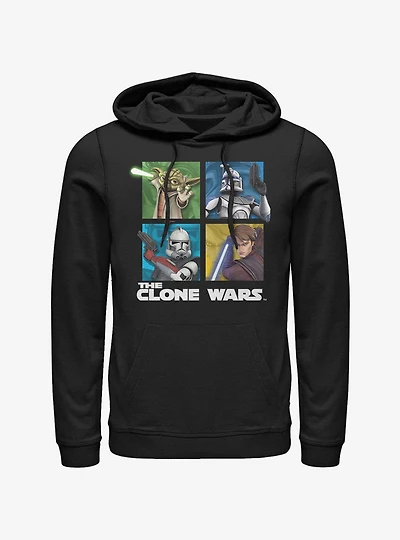 Star Wars The Clone Panel Four Hoodie