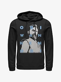 Star Wars The Clone Obi-Wan Text Hoodie