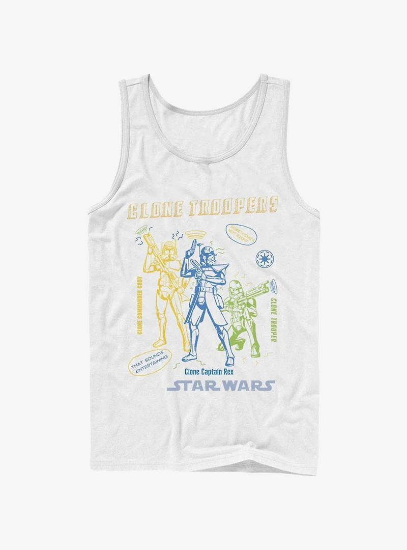 Star Wars The Clone Doodle Trooper Tank