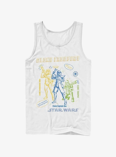 Star Wars The Clone Doodle Trooper Tank