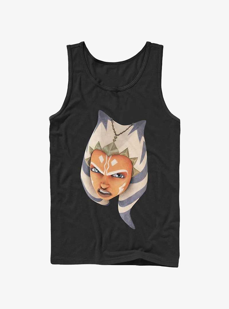 Star Wars The Clone Ahsoka Face Tank Top