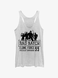 Star Wars The Clone Bad Batch Emblem Girls Tank