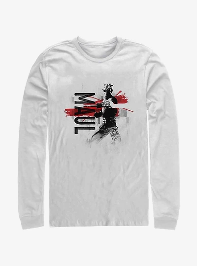 Star Wars The Clone Maul Collage Long-Sleeve T-Shirt