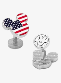 Disney Mickey Mouse Stars And Stripes Cufflinks