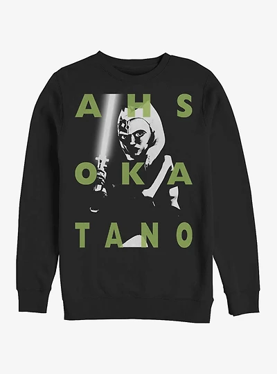 Star Wars: The Clone Wars Ahsoka Text Sweatshirt