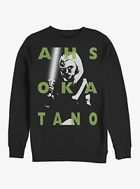 Star Wars: The Clone Wars Ahsoka Text Sweatshirt