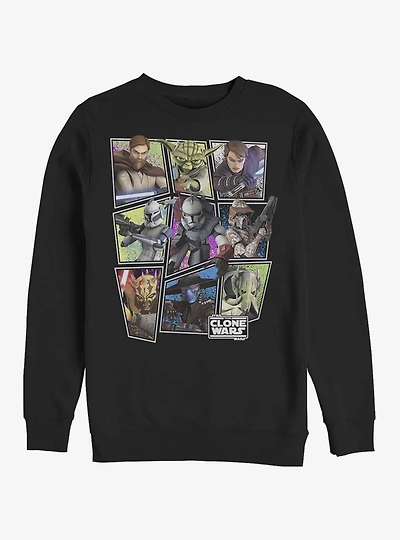 Star Wars: The Clone Wars Scattered Group Sweatshirt