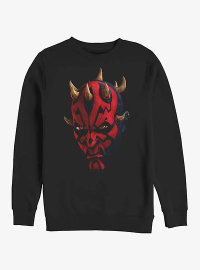 Star Wars: The Clone Wars Maul Face Sweatshirt