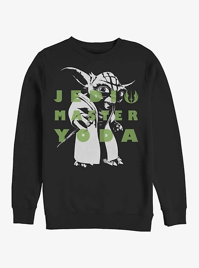 Star Wars: The Clone Wars Yoda Text Sweatshirt