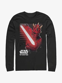 Star Wars: The Clone Wars Maul Strikes Long-Sleeve T-Shirt