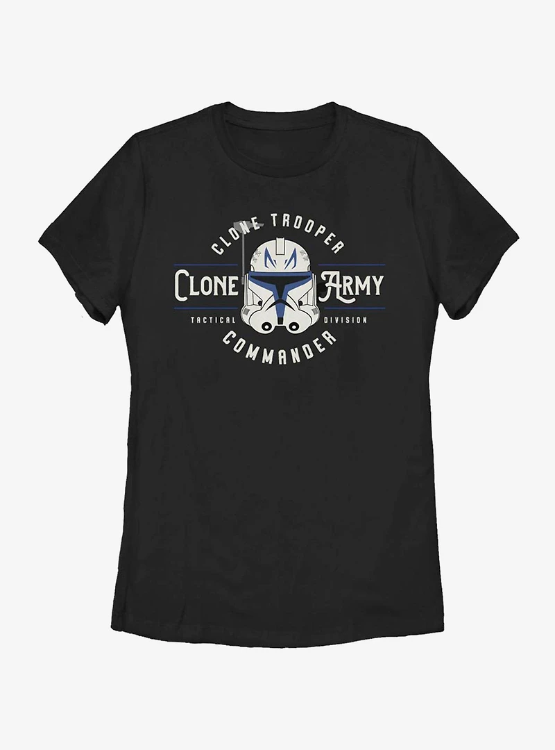 Star Wars: The Clone Wars Army Emblem Womens T-Shirt