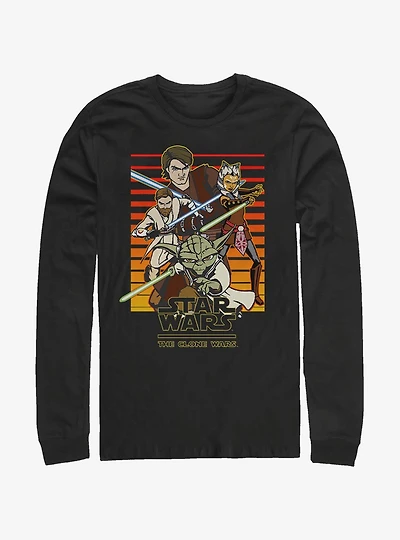 Star Wars: The Clone Wars Sun Setting Long-Sleeve T-Shirt