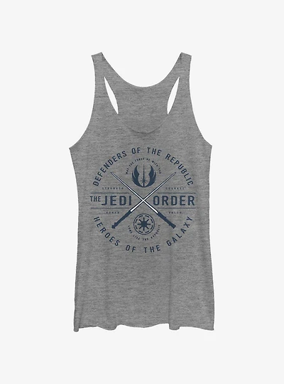 Star Wars: The Clone Wars Jedi Order Emblem Womens Tank Top