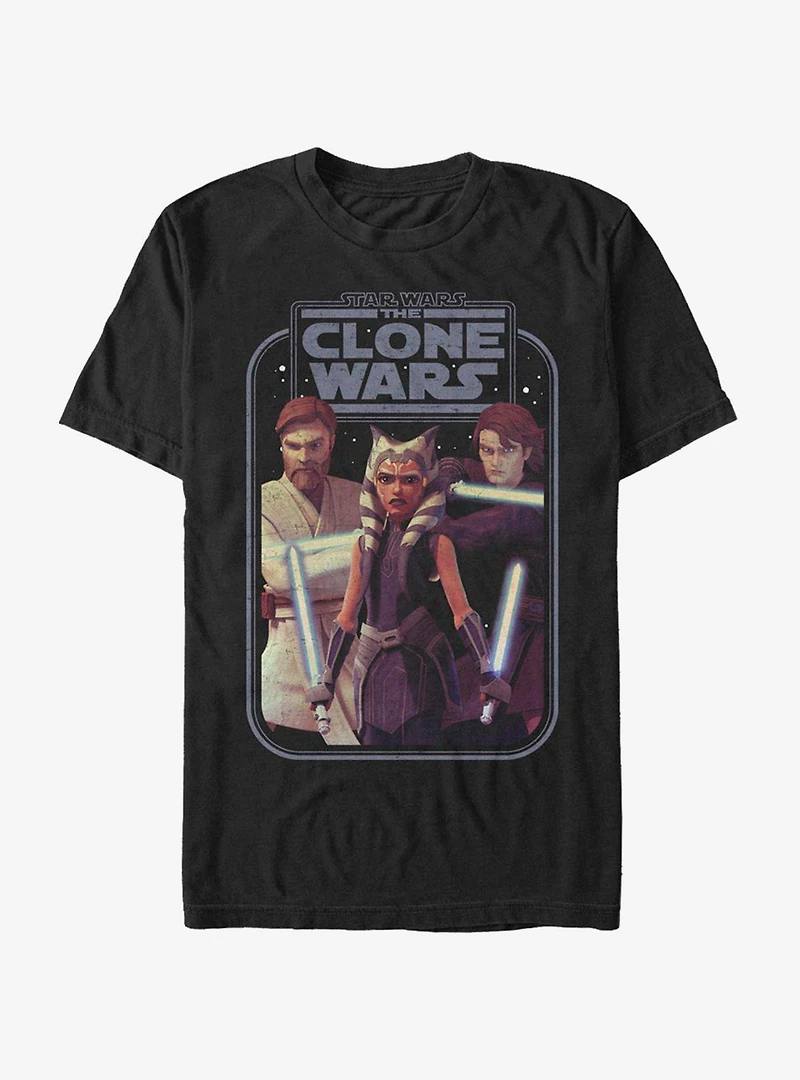 Star Wars: The Clone Wars Ahsoka Hero Group Shot T-Shirt