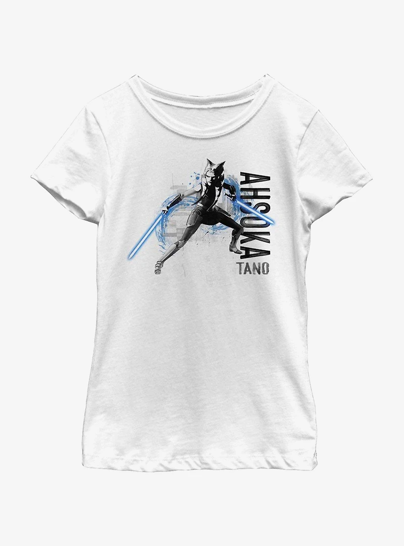 Star Wars: The Clone Wars Ahsoka Collage Youth Girls T-Shirt