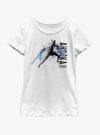 Star Wars: The Clone Wars Ahsoka Collage Youth Girls T-Shirt