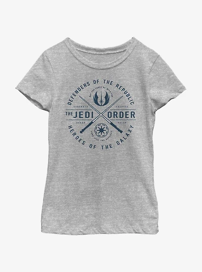Star Wars: The Clone Wars Jedi Order Emblem Youth Girls T-Shirt