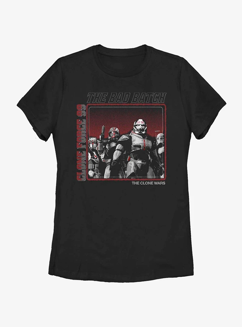 Star Wars: The Clone Wars Bad Batch Womens T-Shirt