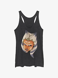 Star Wars: The Clone Wars Ahsoka Face Womens Tank Top