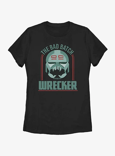 Star Wars: The Clone Wars Bad Batch Badge Womens T-Shirt