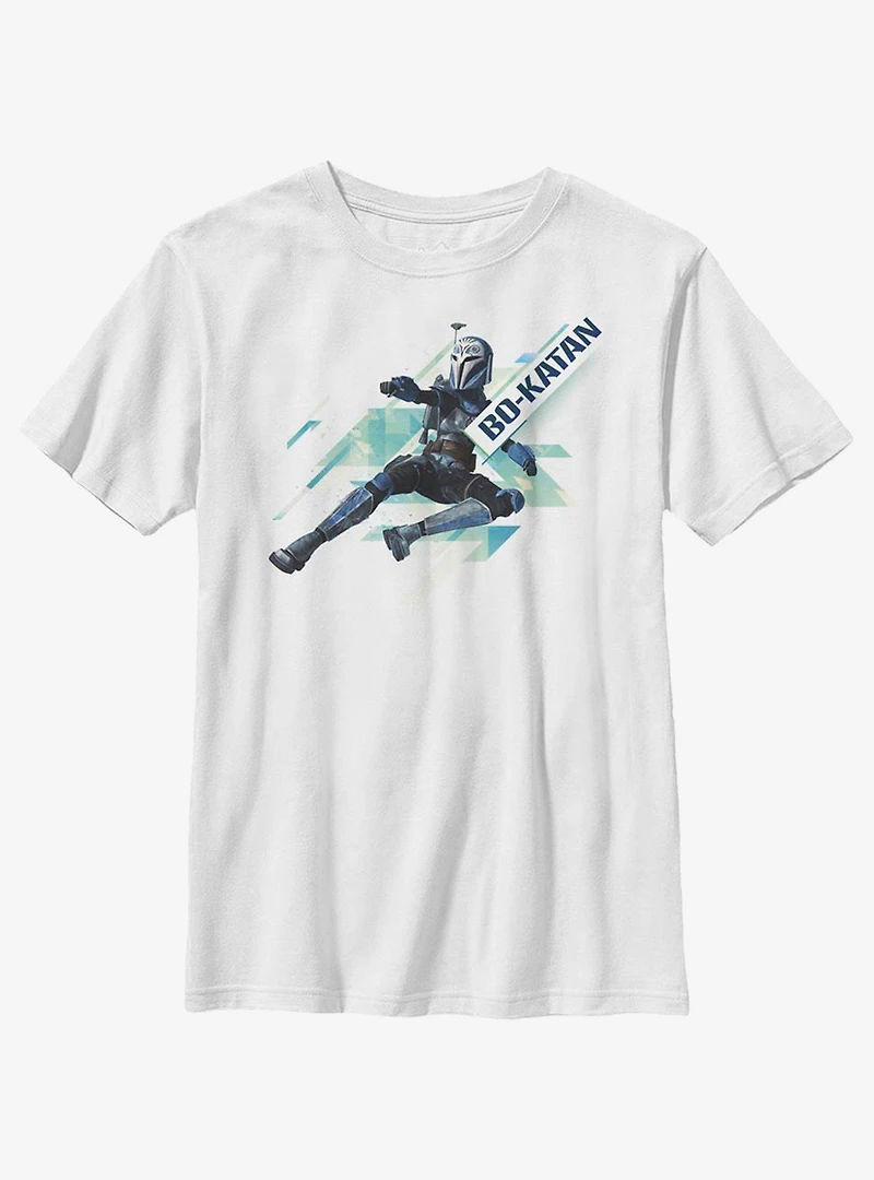 Star Wars: The Clone Wars Bo-Katan Angled Youth T-Shirt