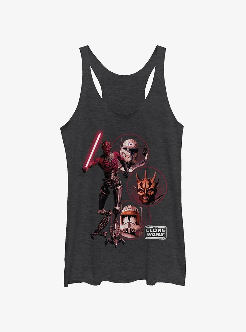 Star Wars: The Clone Wars Darkside Group Womens Tank Top