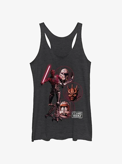 Star Wars: The Clone Wars Darkside Group Womens Tank Top