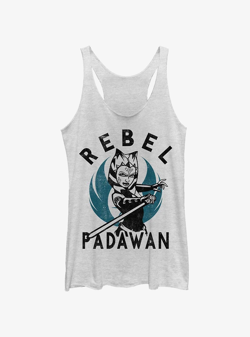 Star Wars: The Clone Wars Ahsoka Rebel Padawan Womens Tank Top