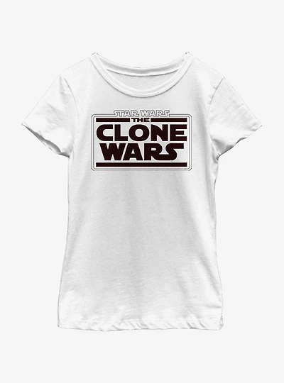 Star Wars: The Clone Wars Logo Youth Girls T-Shirt