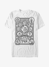 Disney Peter Pan Hangmans Character Tree T-Shirt