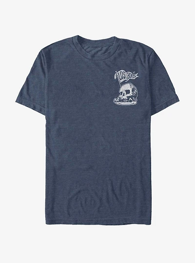 Disney Peter Pan Skull Rocket Flag T-Shirt