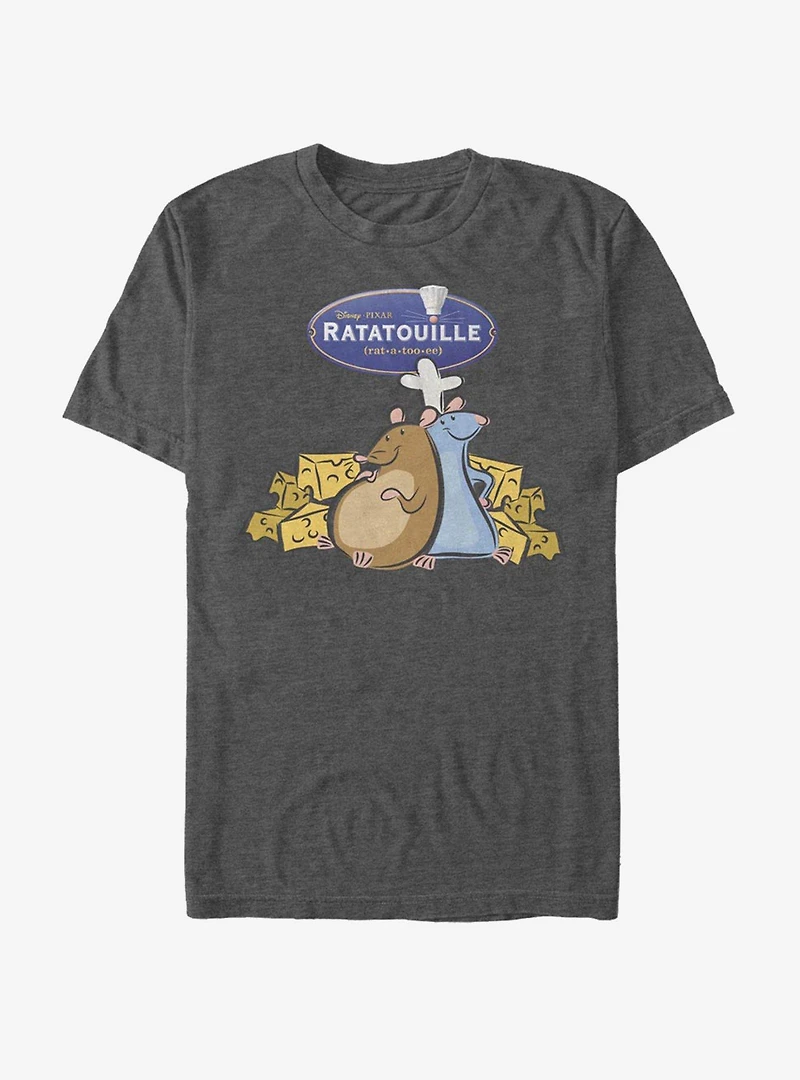 Disney Pixar Ratatouille Emile Remy Cheese T-Shirt