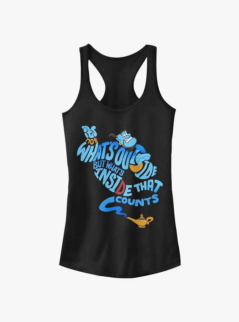 Disney Aladdin Quote Genie Bottle Girls Tank