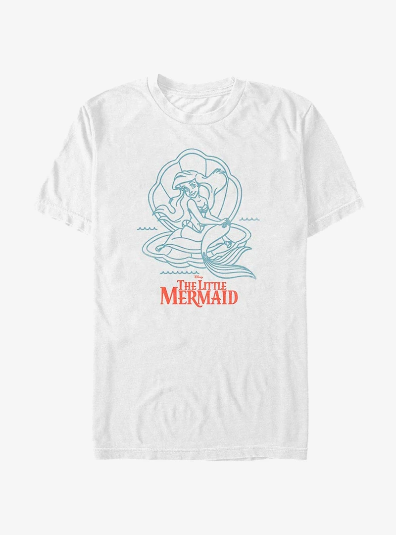 Disney Little Mermaid Ariel Linework T-Shirt