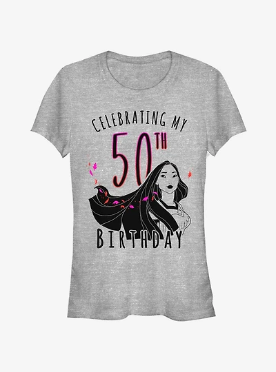 Disney Pocahontas Poca 50th Birthday Girls T-Shirt