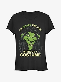 Disney The Lion King Scary Enough Scar Girls T-Shirt