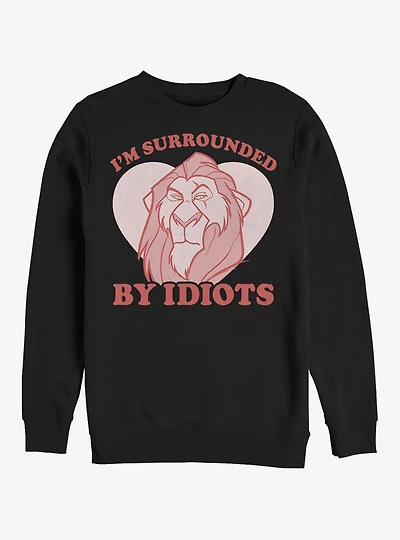 Disney The Lion King Surrounded Valentine Crew Sweatshirt