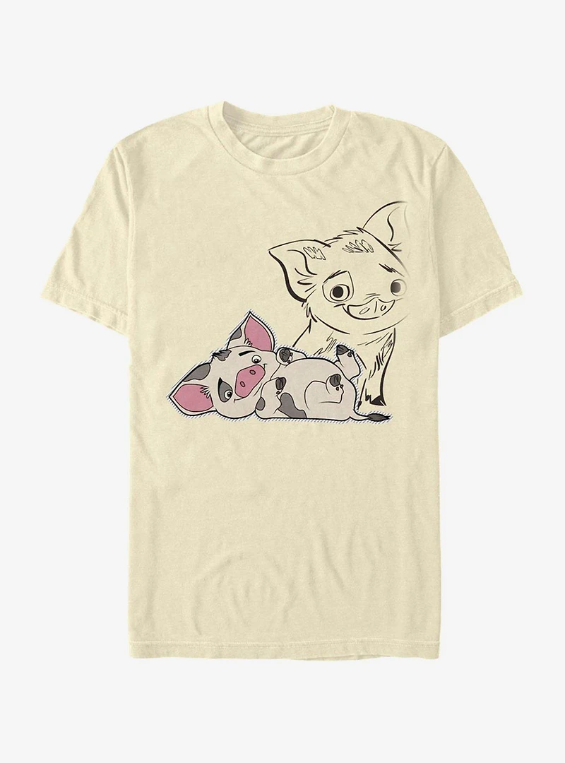 Disney Moana Pua Overlayed T-Shirt