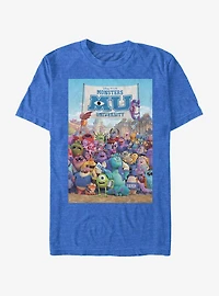 Disney Pixar Monsters University Mu Poster T-Shirt