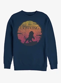 Disney The Lion King Sunset Crew Sweatshirt