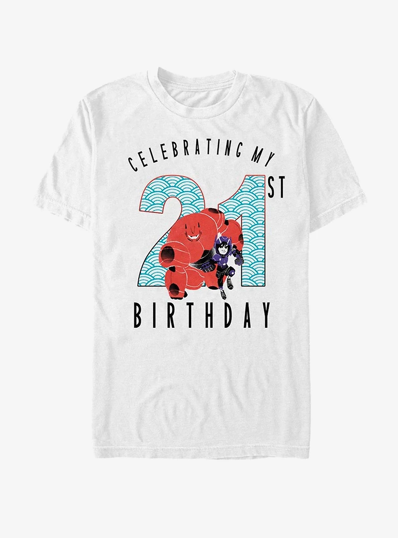 Disney Pixar Big Hero 6 Baymax 21 Years T-Shirt