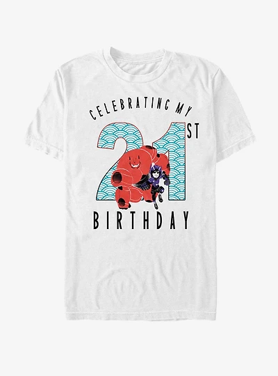 Disney Pixar Big Hero 6 Baymax 21 Years T-Shirt