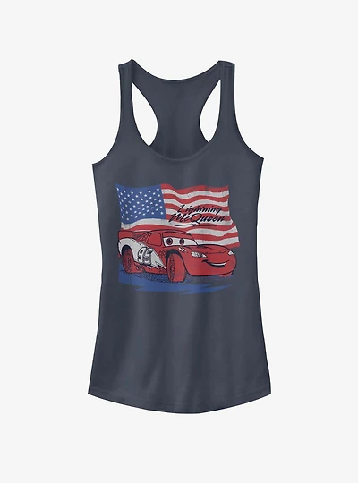 Disney Pixar Cars Lightning Flag Girls Tank