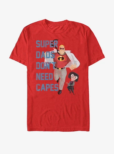 Disney Pixar The Incredibles Don't Need Capes T-Shirt