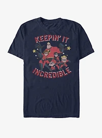 Disney Pixar The Incredibles Emblem Retro T-Shirt