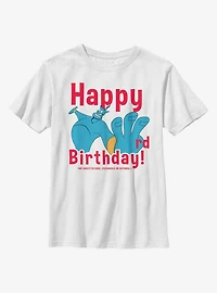 Disney Aladdin Three Birthdays Youth T-Shirt