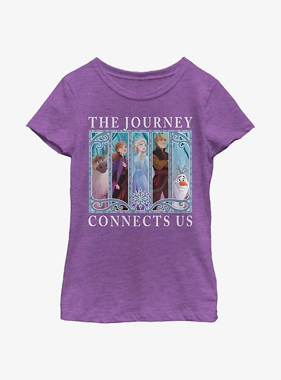 Disney Frozen 2 Box Up Group Youth Girls T-Shirt