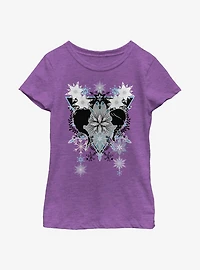 Disney Frozen Snowflake Boho Youth Girls T-Shirt
